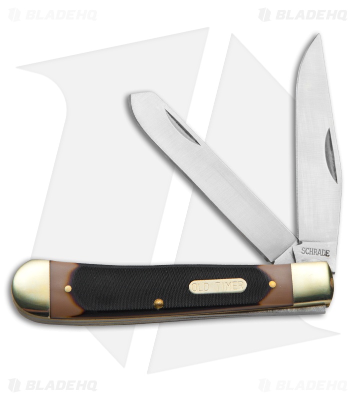 Old Timer Large Gunstock Trapper Knife 4.125