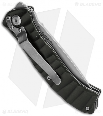 Schrade SCH221BK Liner Lock Knife Black Aluminum (3.5" Bead Blast)