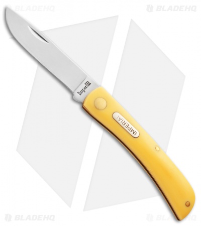 Schrade Imperial Folding Work Knife 3.75" Yellow IMP22Y