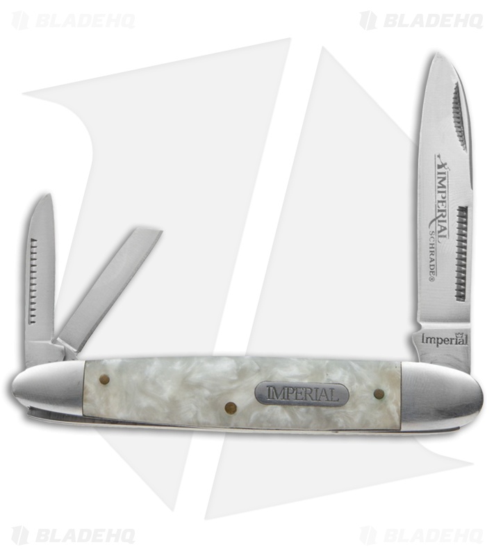 Schrade Imperial Cigar Whittler Knife 4" Cracked Ice IMP9