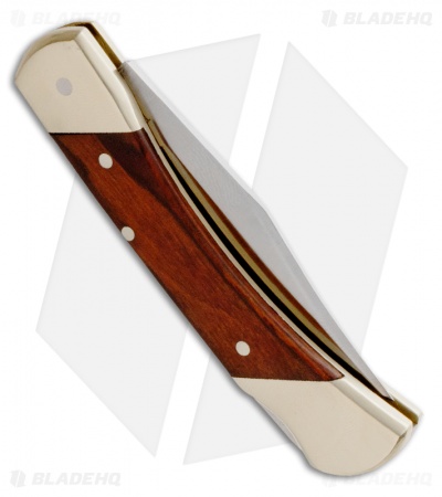 Schrade Brown Bear Lock Back Knife Wood (3" Satin) LB3