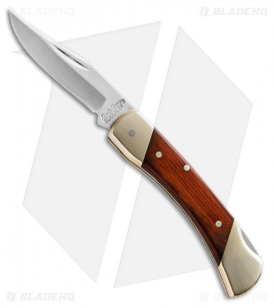 Schrade Brown Bear Lock Back Knife Wood (3" Satin) LB3