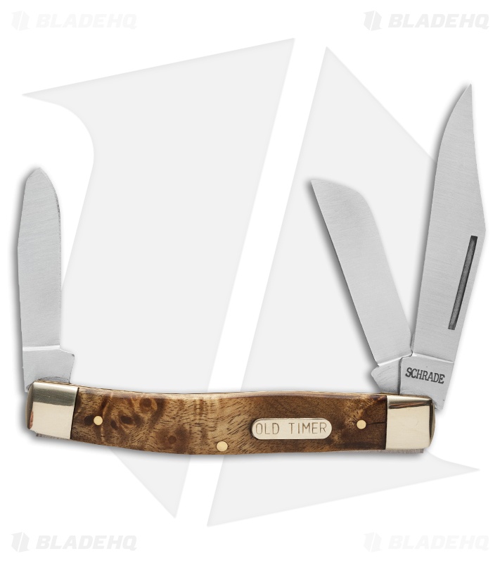 Old Timer Senior Knife 3.875" Desert Ironwood 8OTW