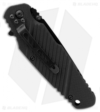 Schrade Tanto Liner Lock Knife G10 (3.5" Black Serr) SCH108TBS