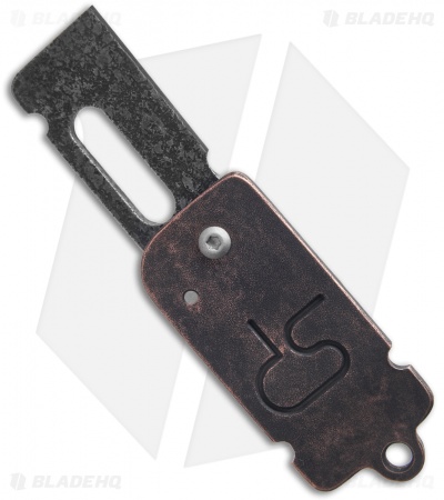 Serge Panchenko Key Cutter Friction Folder Keychain Knife Copper (1" Antique)