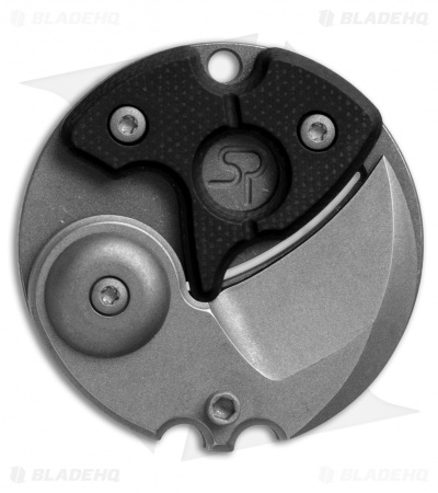 Serge Panchenko Coin Claw Folder Knife Black G-10 (1" Tumbled)