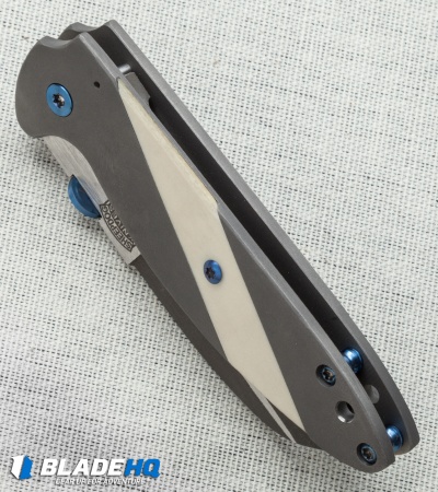 Sheepdog Knives Deviant Frame Lock Knife Ti/Micarta (2.875" Two-Tone)