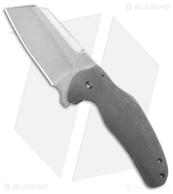 Sheepdog Knives C01C Frame Lock Knife SW Titanium (3.1" Stonewash)