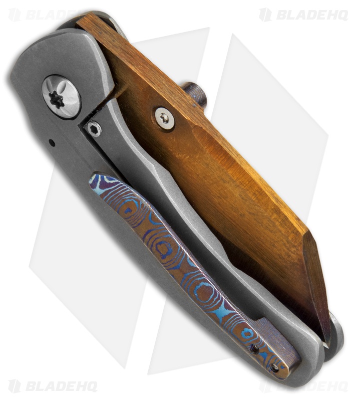 Sheepdog Knives Delinquent Frame Lock Knife Titanium (2" Copper)