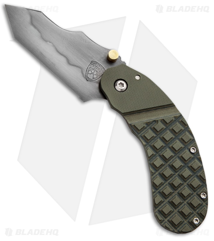 Sheepdog Knives EDK Folding Knife G10/Titanium Folder (2.75" Hamon) #10