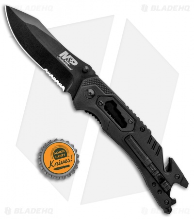 M&P Dual Folding Knife & Tool (3.5" Black) 1100078