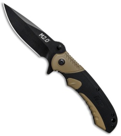 M&P M2.0 Ultra Glide Liner Lock Knife Black/Tan (3.5" Black) 1085908