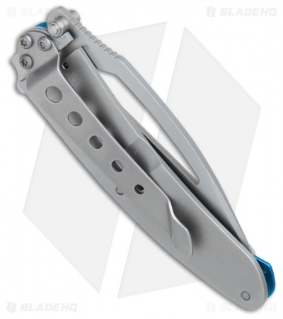 Smith & Wesson Pocket Protector Frame Lock Knife Blue (2.625" Gray)