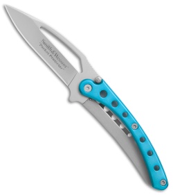 Smith & Wesson Pocket Protector Frame Lock Knife Blue (2.625" Gray)