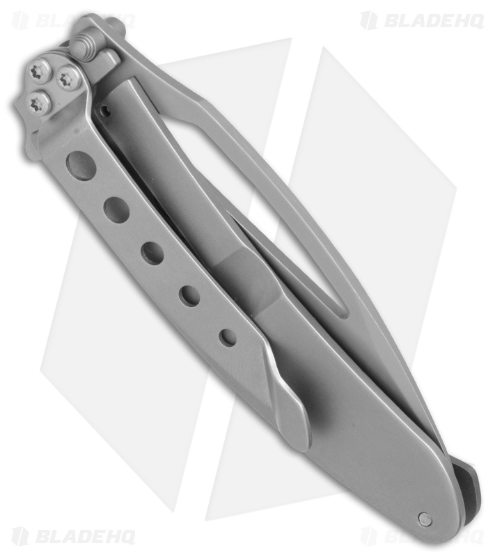 Smith & Wesson Pocket Protector Frame Lock Knife Gray (2.625" Gray)