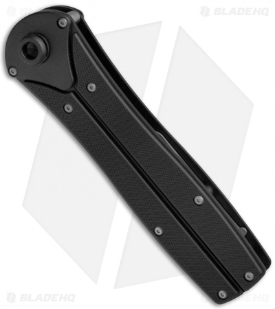 Smith & Wesson Power Glide Tanto Manual OTF Knife (3.875" Black) SWPGBT