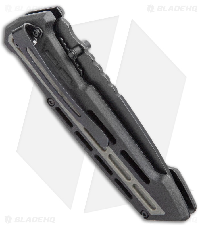 Smith and Wesson AR Overmold Liner Lock Knife Black/Green Overmold (3.5" Black)