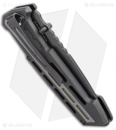 Smith and Wesson AR Overmold Liner Lock Knife Black/Green Overmold (3.5" Black)