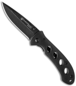 Smith & Wesson Small Oasis Liner Lock Knife Black (2.125" Black) SW421