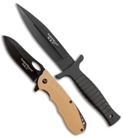 Smith & Wesson On Duty Off Duty 2 Piece Knife Combo Set 1085963