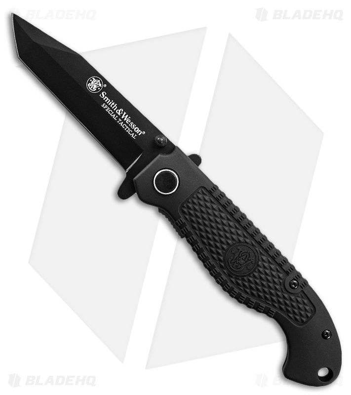 Smith & Wesson Special Tactical Tanto Liner Lock Knife (3.5" Black) 