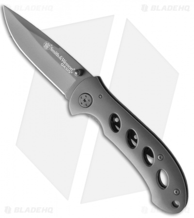 Smith & Wesson Oasis Liner Lock Knife (3.25" Gray) SW423G