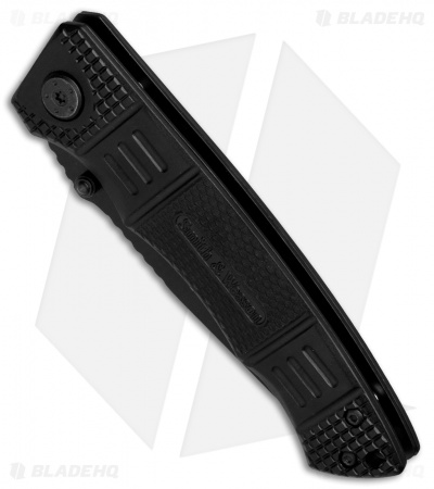 Smith & Wesson Extreme OPS SWEX3 Drop Point Liner Lock Knife (3.25" Black) 