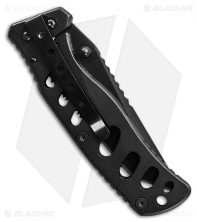 Smith & Wesson Extreme OPS CK10HBS Tanto Folding Knife (Black Serr) 