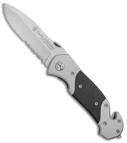 Smith & Wesson First Response Folding Knife G10 (Satin Serr) SWFRS