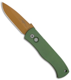 Emerson Pro-Tech Desert Warrior CQC-7 Drop Automatic Knife (3.25" Two-Tone)