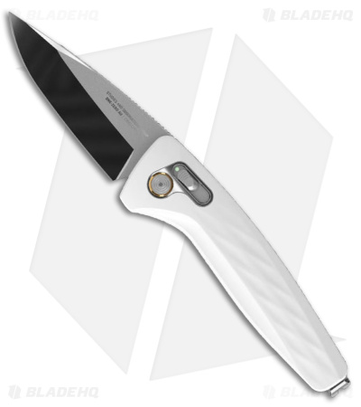 SOG One-Zero XR Lock Knife | White Al + Black Chrome - Blade HQ