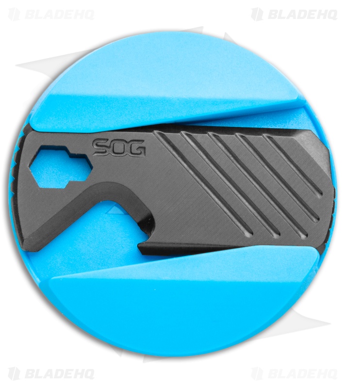 SOG PopGrip Multi-Tool Civic Cyan Blue + Black 805105