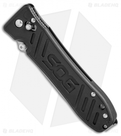 SOG Pent Arc Spear Point Arc-Lock Knife (4" Bead Blast) PE15