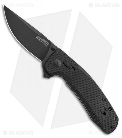 SOG TAC-XR Blackout - XR Lock Knife | Black G-10 | Blade HQ
