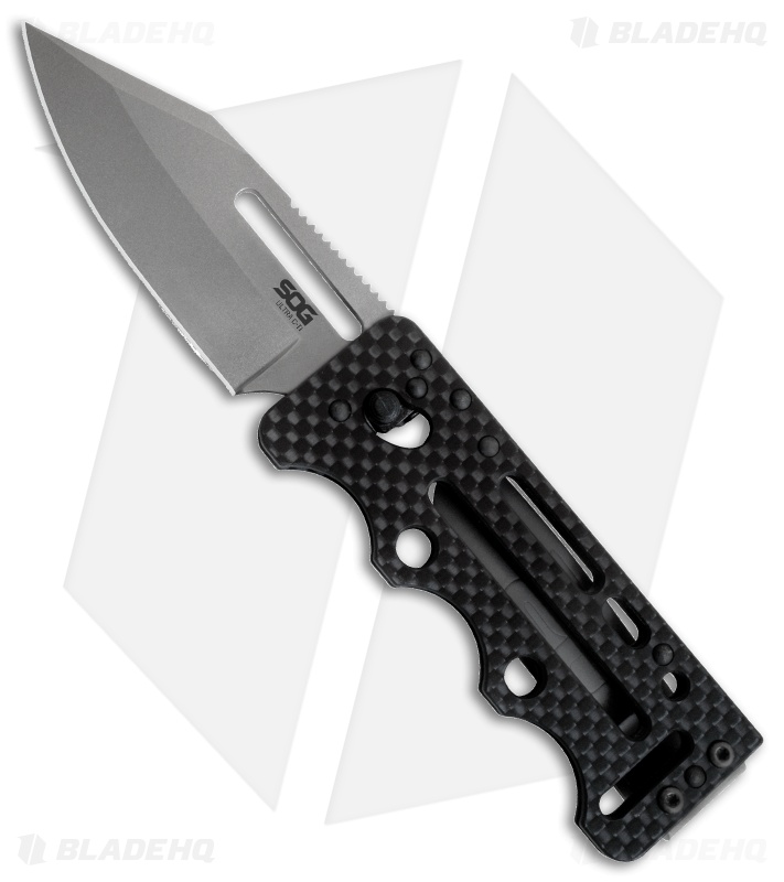 SOG Ultra C-Ti Money Clip Knife Carbon Fiber (2.8