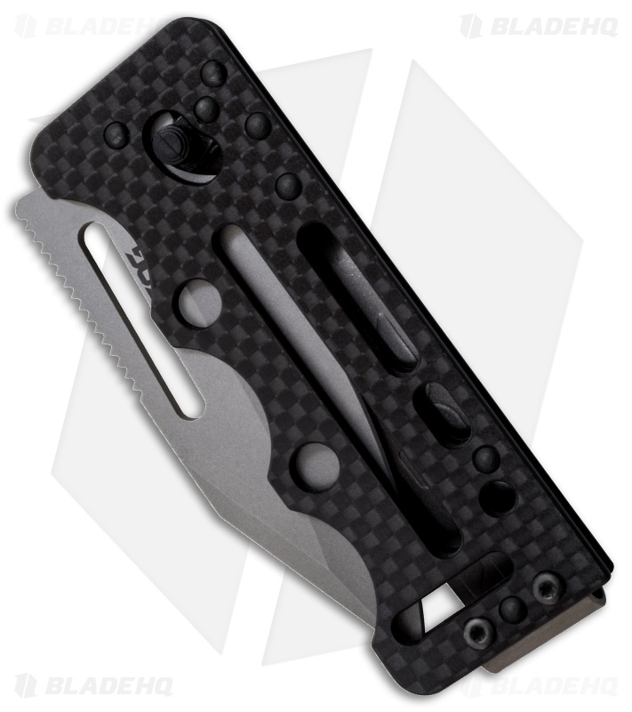 SOG Ultra C-Ti Money Clip Knife Carbon Fiber (2.8" Bead Blast)