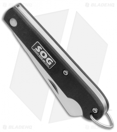 SOG Contractor II Pocket Knife (2.5" Satin Plain) EL-20