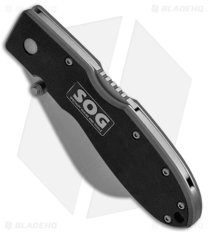 SOG Contractor IV Pocket Knife (2.625" Satin Plain) EL-40