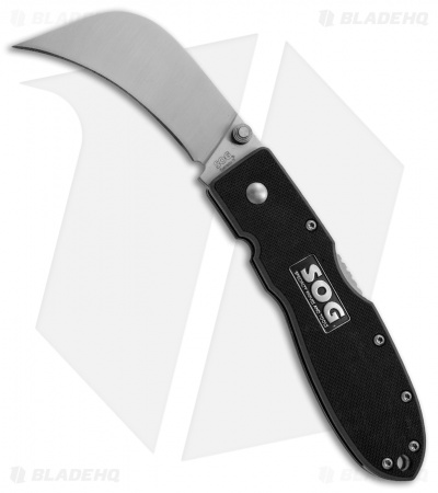 SOG Contractor IV Pocket Knife (2.625" Satin Plain) EL-40