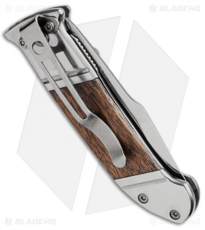 SOG Fielder Mini Liner Lock Knife Wood (2.75" Satin) FF-33