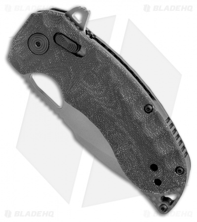 SOG Kiku XR LTE Blackout XR-Lock Knife Black Micarta (3" Black) 12-27-04-57