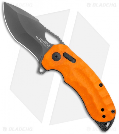 SOG KIKU XR - Folding Knife | Orange G-10 + CF Liners | Blade HQ