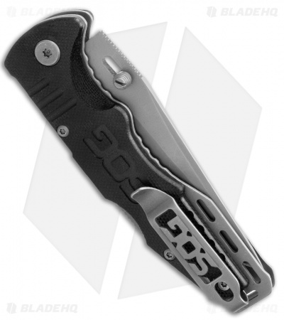 SOG Salute Mini Lockback Knife (3.125" Bead Blast) FF1001