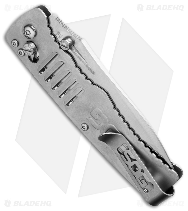 SOG Targa Tanto Folding Knife (3.50" Satin) TG1001-BX