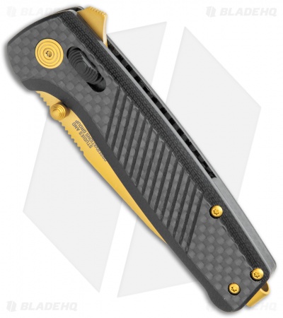 SOG Terminus XR LTE Knife Carbon Fiber (3" Gold) TM1033-BX 
