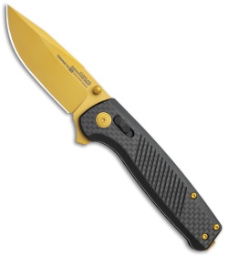 SOG Terminus XR LTE Knife Carbon Fiber (3" Gold) TM1033-BX 