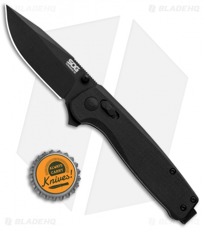 SOG Terminus XR Lock Knife Black G-10 (3" Black) TM1027