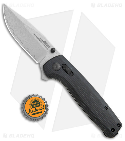 SOG Terminus XR Lock Knife Black G-10/CF (3" Damascus) TM1042-BX 