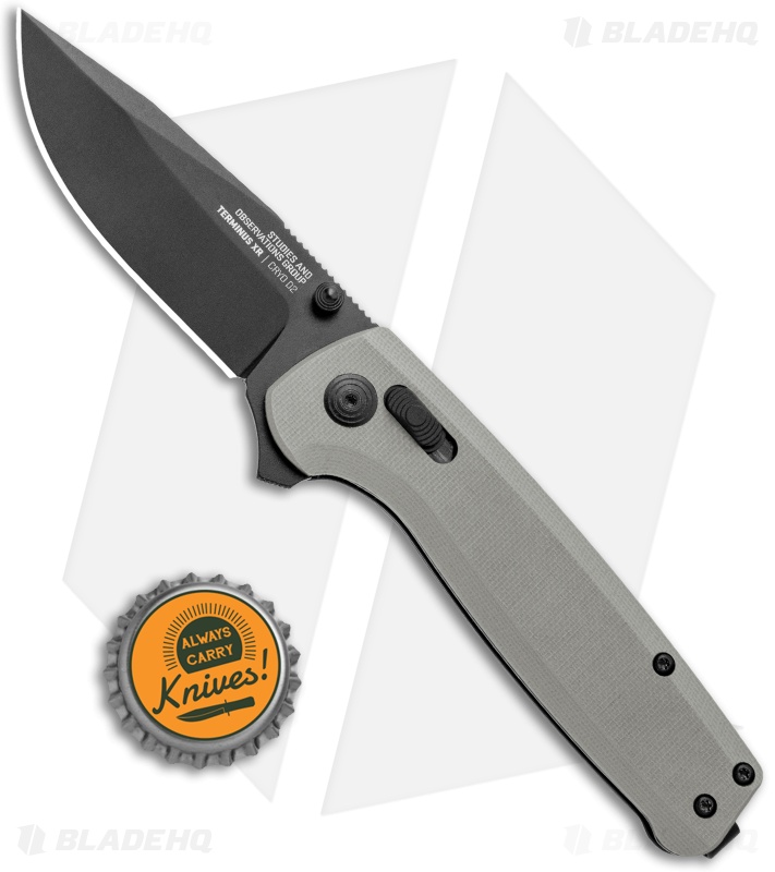 SOG Terminus XR | XR Lock Knife | Gray G-10 + Black | Blade HQ