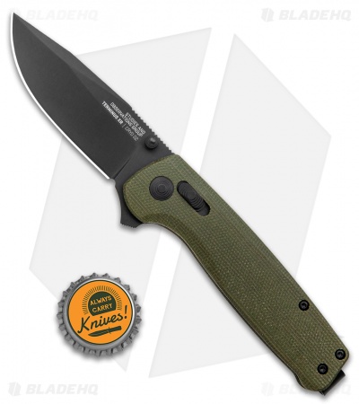 SOG Exclusive Terminus XR Lock Knife Green Micarta (3" Black) 